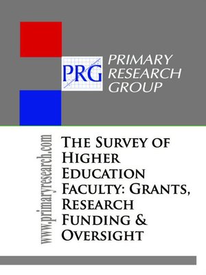 cover image of The Survey of Higher Education Faculty